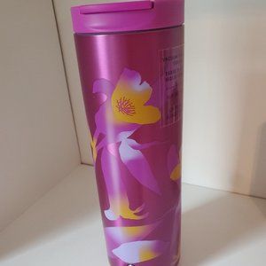 Starbucks Spring 2022 Collection Floral Tumbler with Lid NWT